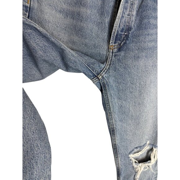 Agolde Riley High Rise Straight Crop-sz 26 - Picture 7 of 10